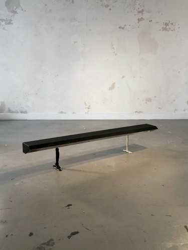 1950 JACQUES BINY LUMINALITE GRANDE APPLIQUE MODERNISTE RECONSTRUCTION Arteluce - Picture 1 of 10