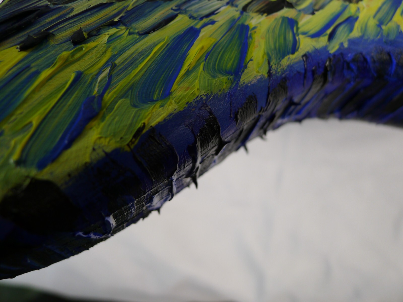 Strat Body 2pcs North American Alder HSS Hand Acrylic Oil Painting ≦3.52Ibs