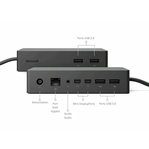 Dock Microsoft Surface 1661 + Alimentation Microsoft 1749