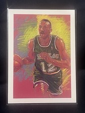 1991 NBA Hoops Illustrated 508 Derek Harper Dallas Mavericks NM Basketball