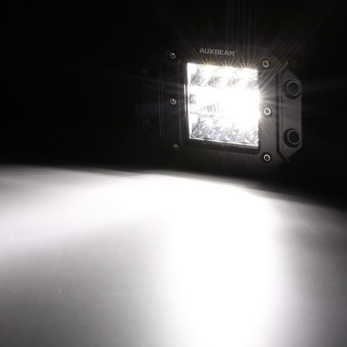 AUXBEAM 2X 5" Flush Mount LED Work Light Bar Rear Bumper Reverse Driving Pods - Picture 3 of 12