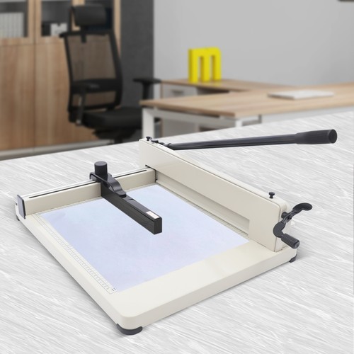 NEW 17" Heavy Duty Guillotine Paper Cutter - Commercial Metal Base A3/A4 Trimmer - Picture 14 of 15