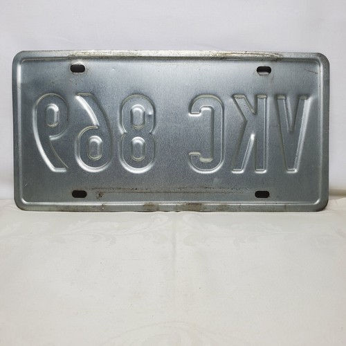 Texas license plate # VKC 869 Expired 3+ years space shuttle cowboy oil sky - Picture 2 of 2
