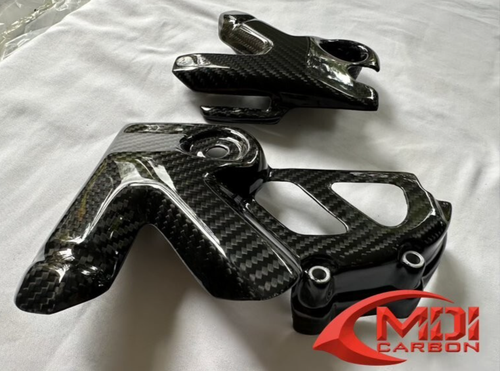 KTM Carbon Fiber Adventure 950 990 2003 2011 Frame Covers - Picture 3 of 3