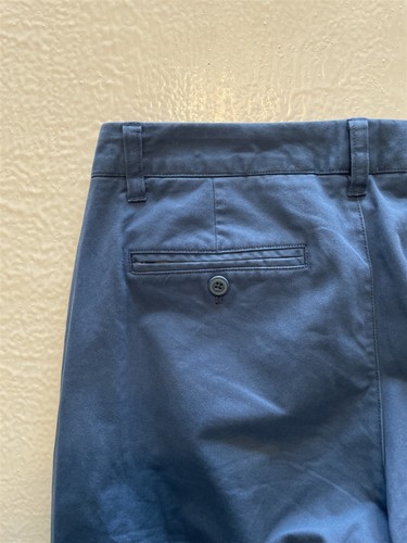Bonobos 30 x 30 Blue Flex Cotton Twill Straight Fit Stretch Washed Chinos Pants - Picture 6 of 8