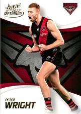 2022 ESSENDON BOMBERS AFL Card PETER WRIGHT Optimum