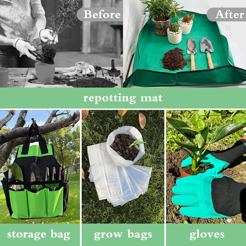 Garden Tools Set, Stainless Steel Gardening Supplies Kit, Gardening Kit, Garden - Picture 6 of 8
