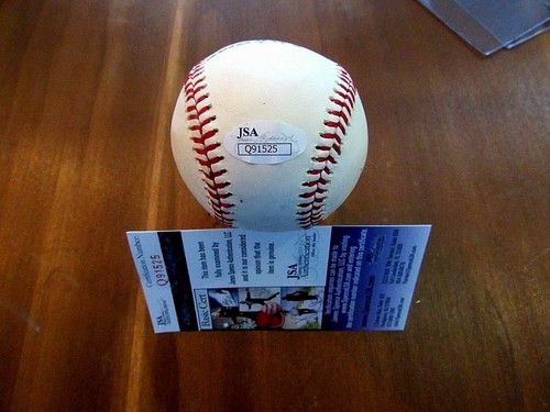 FRANK ROBINSON HOF REDS ORIOLES SIGNED AUTO VINTAGE SPALDING BASEBALL JSA 2 - Picture 2 of 4