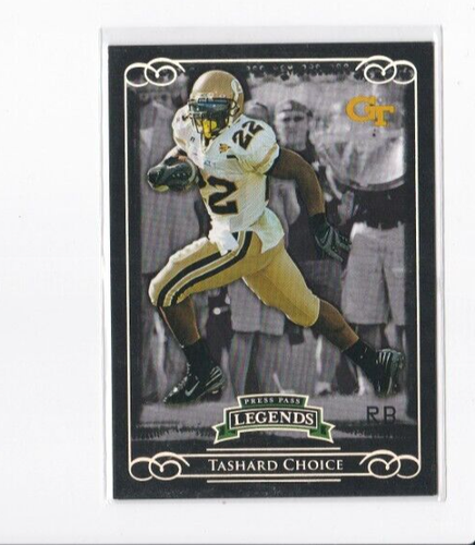 TASHARD CHOICE 2008 PRESS PASS LEGENDS FOOTBALL SILVER PARALLEL ROOKIE-#/499 - Picture 1 of 22