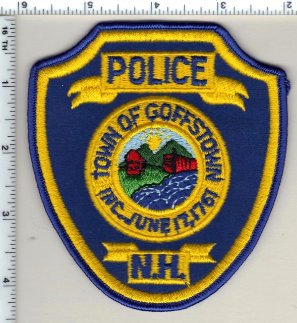Town of Goffstown Police (New Hampshire) Shoulder Patch new from 1992