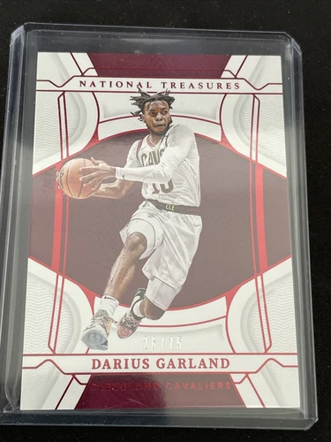 2021-22 National Treasures Darius Garland Red 26/75 #28