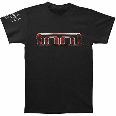 Tool Band Music Song Red Pattern Logo With Back Print Black