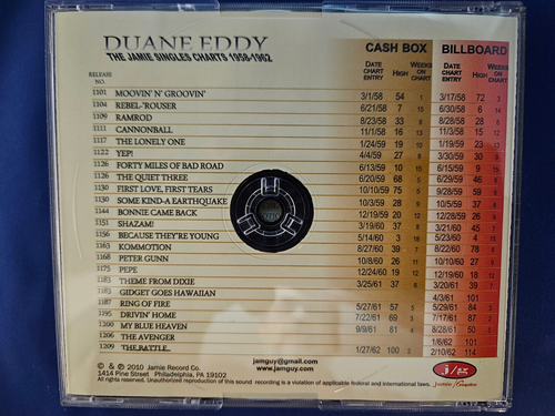 Duane Eddy - The Jamie Singles Session 3 CD set slipcover Great shape - Foto 5 di 5