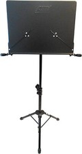 Audio2000'S AST4384B Black Premium Heavy-Duty Sheet Music Stand 48" Height -MR