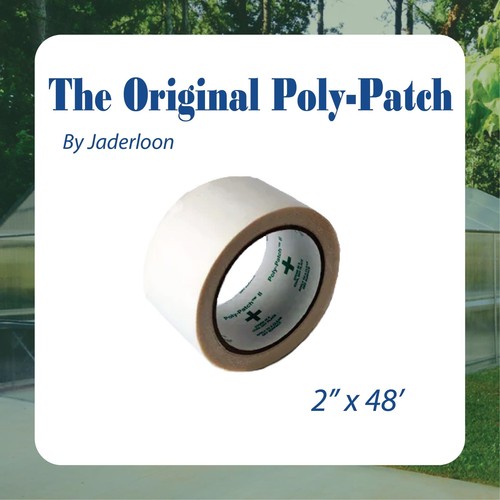 The Original Poly-Patch™ Greenhouse Repair Tape 2" x 48' | Easy Release Backi... - Picture 2 of 3