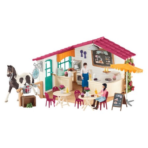 Schleich Horse Club 42592 & 42585 & 42581 Reiter-Café und zwei Pferde von Sofias - Bild 2 von 22