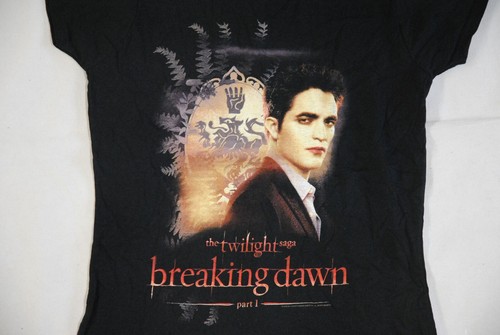 TWILIGHT SAGA BREAKING DAWN EDWARD CREST DAMEN SKINNY T-SHIRT NEU OFFIZIELL SELTEN - Bild 2 von 4