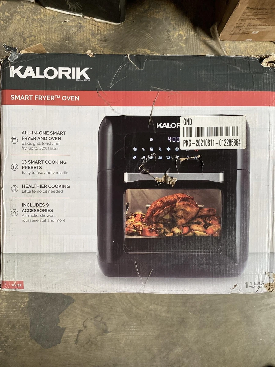 Kalorik 10 Quart Digital Air Fryer Oven 44880 BK 