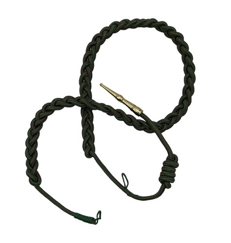 US Army Fourragere French Shoulder Cord Green Red Gold Tip For ASU - Bild 1 von 3