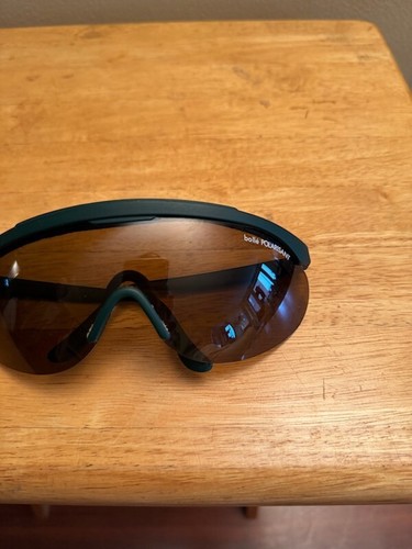 Bolle Edge polarisierende grüne verspiegelte Sportsonnenbrille mit Etui - Bild 4 von 4