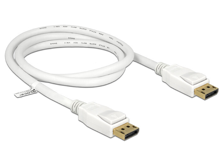 Thumbnail - Kabel Displayport 1.2 Stecker An Displayport Stecker 4k 1m, Delock®