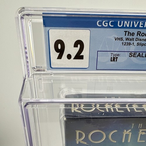 The Rocketeer (1992) VHS new Sealed Proof of Purchase Label Graded CGC 9.2 A+ - Imagen 7 de 12