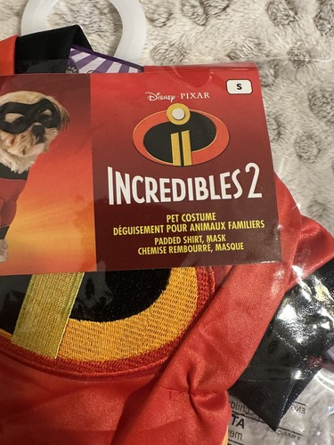 Incredibles Disney Pixar Halloween Dog Pet Costume Size Small - Picture 2 of 4
