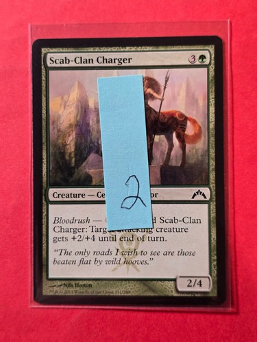2013 Magic The Gathering Gatecrash #131 Scab-Clan Charger, C, NF, cd2 - Picture 3 of 3