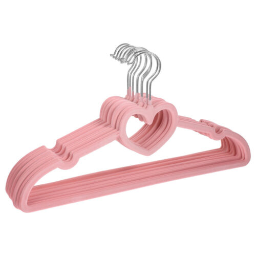 10 pcs Plastic Heart Hangers Coat Hangers Clothes Hangers Dress Hanging Hangers - Picture 2 of 12