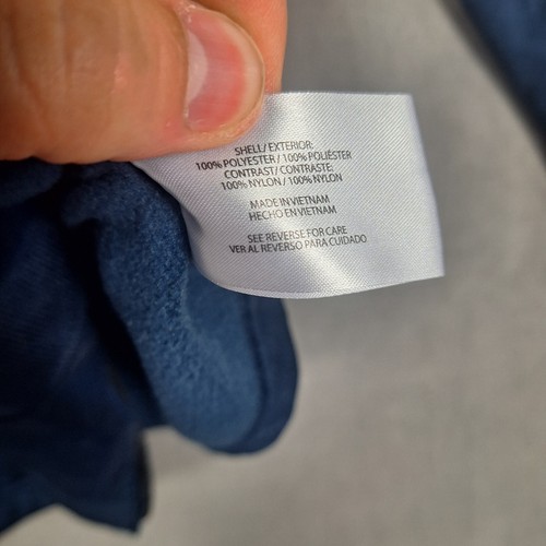 Orvis Jacket Mens large Blue Gray Full Zip Fleece Outdoor - Picture 5 of 8