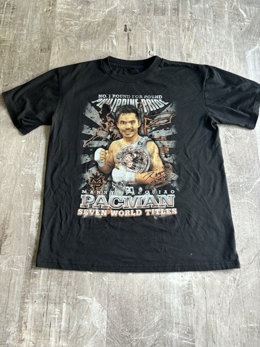 Manny Pacquiao Shirt Philippine Pride Seven Time Champion Pacman - Bild 1 von 3