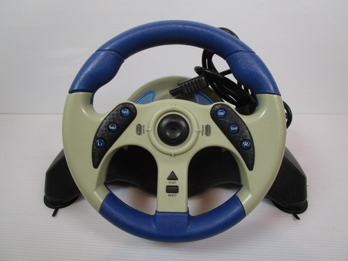 Rueda y pedales de carreras Mad Catz MC2 MicroCon -- PS2 / Playstation 2 -- Vendedor del Reino Unido - Imagen 2 de 12