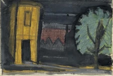 OSCAR BLUEMNER : Study for Vacant House : Archival Art Print