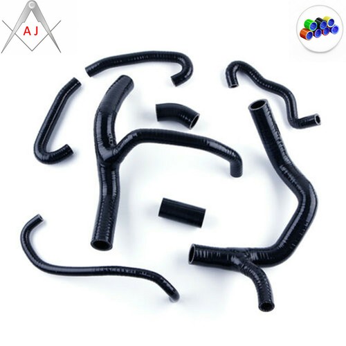 Manguera de refrigerante de radiador de silicona negra para Honda CBR 1000 RR CBR1000RR 2004-2007 - Imagen 1 de 11