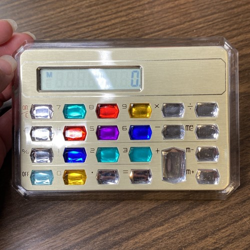 Vintage Jewel Handheld Electronic Calculator Gems 1980s, Tested! - Picture 10 of 10