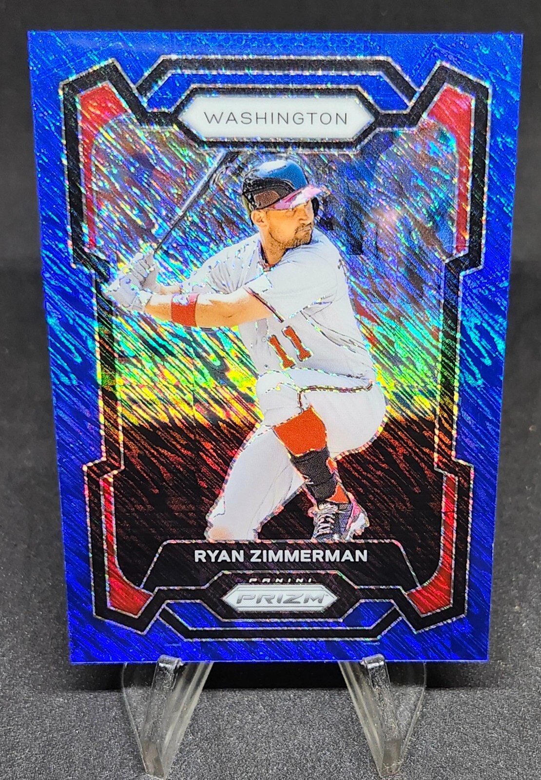 2024 Prizm - Ryan Zimmerman - FOTL Blue Shimmer Prizm SSP#08/15! WASH!