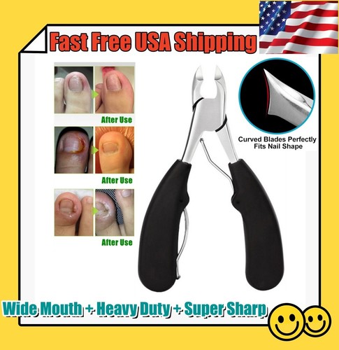 Toenail Clippers for Thick Ingrown Nails Heavy Duty Toe Nail Clippers Seniors - Picture 9 of 12