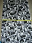 Border Collie Collies Dog Dogs 7365 Gray Multi Timeless Durable Cotton Fabric