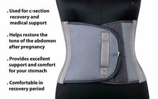 Umbilical Hernia Belt Waist Back Abdominal Binder Compression Bandage Support