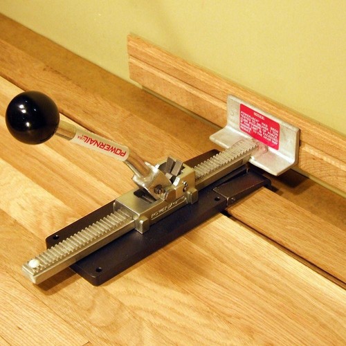 Hardwood Floor Positioning Tool Jack Clamp Jaw Push Pull Under-Cabinet Toe Kick - Picture 2 of 5
