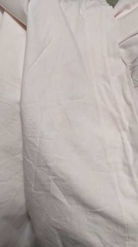Red Stripped Full Cotton Gathered Bed Skirt Drop 14.5 - Picture 3 of 4