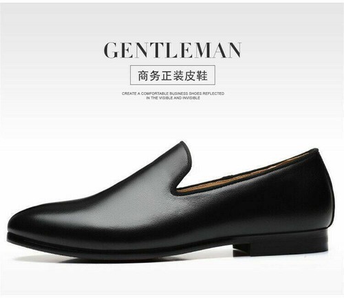 Herren Flache Slipper Fahren Leger Business Mode Halbschuhe Schuhe Größere Größe - Bild 10 von 11