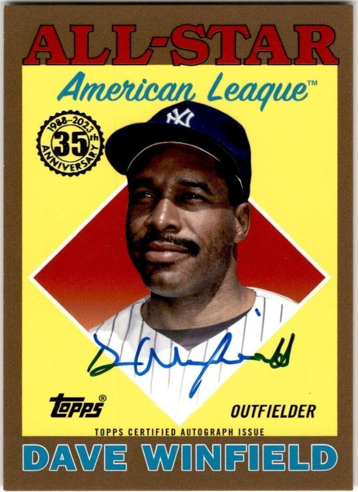 2023 Topps Series 2 - Dave Winfield #88ASA-DW - 1 of 1