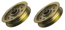 2 Heavy D Flat Idler Pulley for MTD 753-08068A 753-08171 756-04129 756-04129B