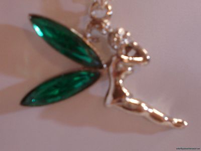 DANCING FAIRIES DOMINO PENDANT VINTAGE GOBLE ILLUS
