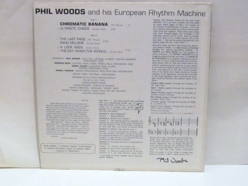 PHIL WOODS - European Rhythm Machine ~ INNERCITY 1002 {nm orig} VERY EARLY PRESS - Imagen 3 de 3