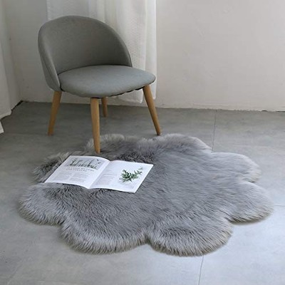 Synthetisches Schaffell, Cozy Sensation wie echte Wolle Ofenmatte...