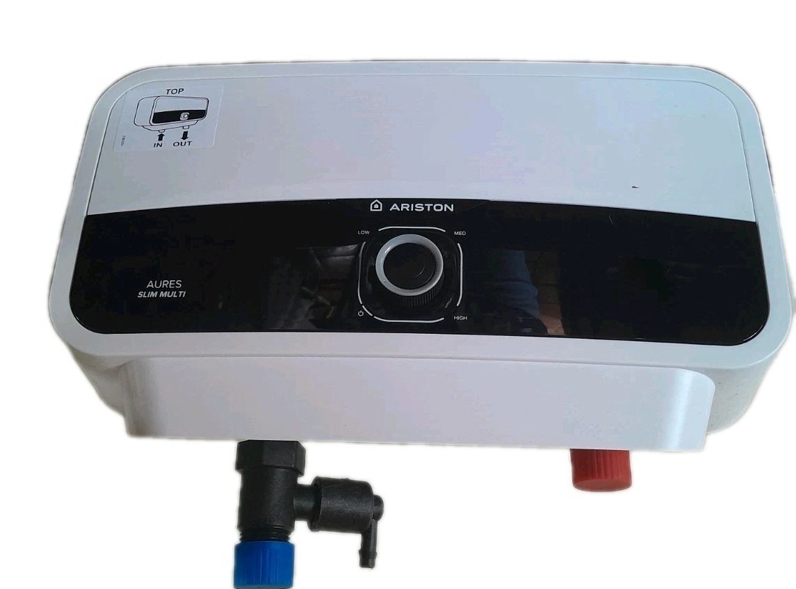 ARISTON INSTANTANEOUS ELECTRIC WATER HEATER (BRAND NEW/NEVER USED,)