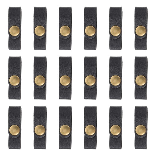 24 Pcs Datenkabelspeicher -Lederschnalle Reisen Datenkabel-Kopfhörer-Organizer - Afbeelding 3 van 12