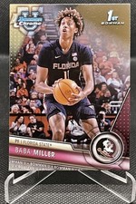 2023-24 Bowman Chrome U Baba Miller 1st Bowman #100 Florida State